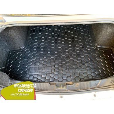 Купить Автомобильный коврик в багажник Fiat Linea 2007- / Резиновый (Avto-Gumm) 28140 Коврики для Fiat