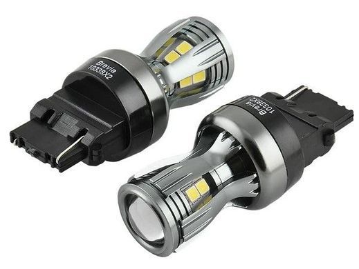 Купить LED автолампа Brevia PowerPro 12/24V P27W 350Lm 14x2835SMD 6000K CANbus W2,5x16d 2 шт (10338X2) 57563 Светодиоды - Brevia