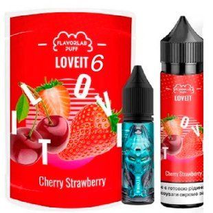 Купить Жидкость Самозамес Flavorlab Love IT 60ml 6мг (органика) Watermelon Strawberry Cherry Арбуз Клубника Вишня 79823 Жидкости FL