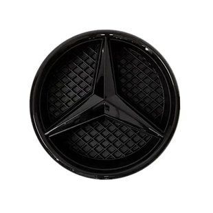 Купить Эмблема решетки Mercedes-Benz W205 черная глянцевая 185 мм (пластик) OEM A0008880060 94741 Эмблемы на иномарки