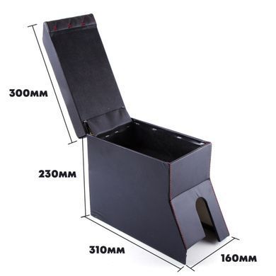 Купить Подлокотник модельный Autoelement для Daewoo Lanos с логотипом Красная строчка 32667 Подлокотники в авто