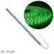 Купить Лента диодная алюминий 24V - 50 см - 1А 36LED - в силиконе эффект сплошной ленты Зеленый свет (5630) 95071 Светодиодные ленты