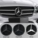 Купить Эмблема решетки Mercedes-Benz W205 черная глянцевая 185 мм (пластик) OEM A0008880060 94741 Эмблемы на иномарки - 4 фото из 5