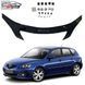 Купить Дефлектор капота мухобойка Mazda 3 2003-2009 хэтчбек Евро Крепление (Vip Tuning) 4001 Дефлекторы капота Mazda - 1 фото из 9