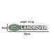 Купить Эмблема надпись LAND ROVER алюминий (на скотче) 90540 Эмблема надпись на иномарки - 2 фото из 2