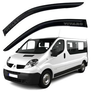 Купити Дефлектори вікон вітровики Opel Vivaro 2001-2014 Ширина 8 см Скотч 3M Voron Glass 60836 Дефлектори вікон Opel