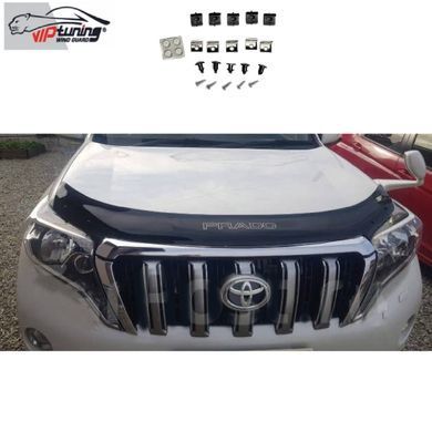 Купить Дефлектор капота мухобойка для Toyota Land Cruiser Prado 150 2013-2017 (Vip Tuning) TYA66 7163 Дефлекторы капота Toyota