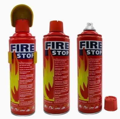 Купити Вогнегасник вуглекислотний з кріпленням 0.5 кг FIRE STOP 24258 Вогнегасники, кріплення для вогнегасників