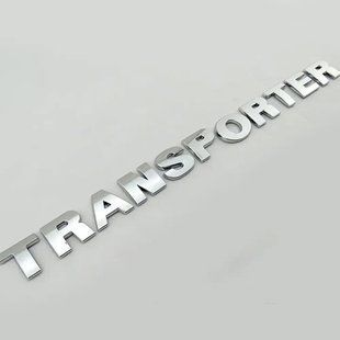 Купити Емблема напис TRANSPORTER Хром 340х25 мм Пластикна скотче (Завод) 88492 Емблема напис на іномарки