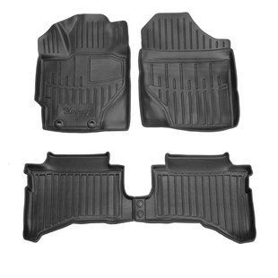 Купити Комплект 3D килимків в салон Toyota Yaris III (XP13) (Hybrid) (2014-2020) 92684 Килимки для Toyota