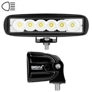 Купить LED фара Brevia Sport 10-30V 18W 1320 Lm Дальний свет Алюминиевый корпус (10611SX1) 94879 Дополнительные LЕD фары