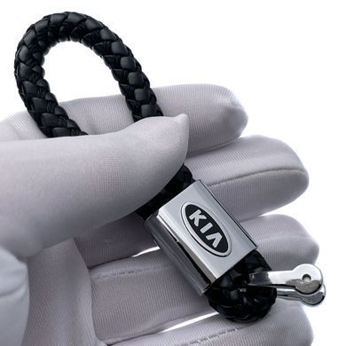 Купити Стильний шкіряний брелок з логотипом Kia 9182 Брелоки для автоключів