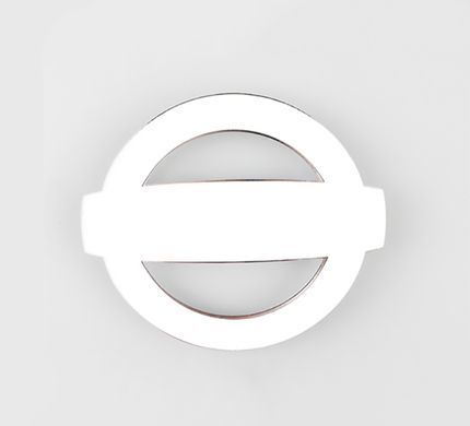 Купити Емблема решітки задня для Nissan матова Чорна 100х85 мм Пластикна скотче (Завод) 88379 Емблеми на іномарки