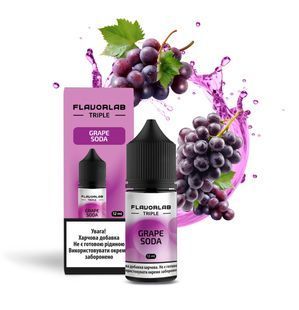 Купити Рідина Самозаміс Flavorlab Triple 30ml Grape Soda Виноградна сода 89830 Рідини FL