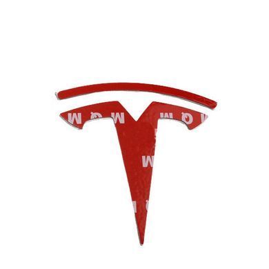 Купить Эмблема Tesla 3/Y Хром 60х55 мм металл: алюминиевый сплав на скотче (Завод) 89587 Эмблемы на иномарки