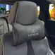 Купити Подушка на підголівник з логотипом Lexus Екошкіра 3D Кольоровий лого Чорна-Чорний кант 1 шт 91680 Подушки на підголовник - під шию