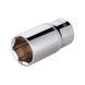 Купити Головка шестигранна подовжена 1/2" 30мм * 78мм CrV INTERTOOL ET-0130 77768 Торцеві головки, шестигранники та зірки - 1 фото из 3