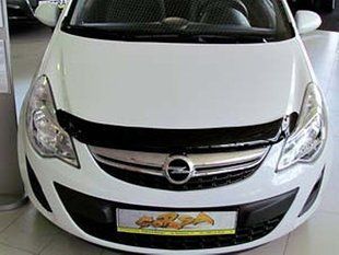 Купить Дефлектор капота мухобойка Opel Corsa D 2006- 7075 Дефлекторы капота Opel