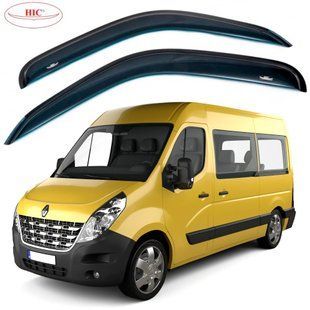 Купити Дефлектори вікон вітровики HIC для Renault Megane II 2003-2008 Оригінал (Ren33) 60278 Дефлектори вікон Renault