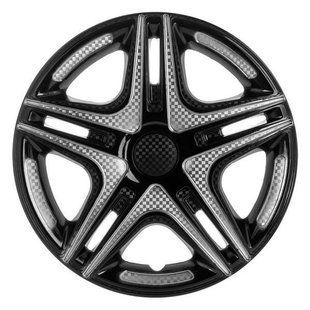 Купити Ковпак колеса Star Дакар R14 чорний карбон 4 шт 21739 14 (Star)