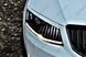 Реснички фар для Skoda Octavia A7 2013-2017 Черные 2 шт Voron Glass (RS10213)