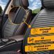 Купить Накидка на задние сидения Алькантара Palermo Premium Красные 1 шт 86416 Накидки для сидений Premium (Алькантара) - 3 фото из 5