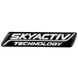 Купить Эмблема надпись SKYACTIV Tenology для Mazda 3 6 CX-5 Черно-Белая 110х22 мм на скотче (Завод) 89516 Эмблема надпись на иномарки