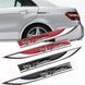 Купить Эмблема крыла Cadillac 2 шт 148х18 ммКрасные (металл) 90511 Эмблемы на иномарки - 3 фото из 4