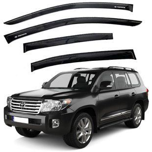 Купити Дефлектори вікон вітрові для Toyota Land Cruiser 200 2007-2021 Скотч 3M Voron Glass 84758 Дефлектори вікон Toyota