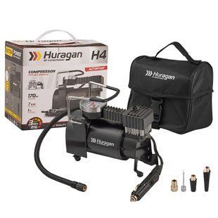 Купити Автомобільний компресор Huragan 12v 170вт 35л 7атм 7А LED Автостоп (H4) 81376 Електричні автомобільні компресори