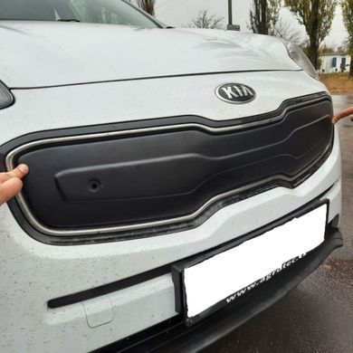 Купити Зимова накладка на решітку радіатора Kia Sportage 4 QL 2016- Матова FLY 37226 Зимові накладки на решітку радіатора