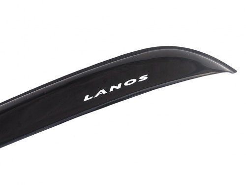 Купить Cпойлер заднего стекла козырек для Daewoo Lanos седан Прилегает к стеклу 3М скотч Voron Glass 32529 Спойлеры на заднее стекло