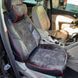 Купити Авточохли універсальні 5D екокожа замша Чорно - сірі 8303  Майки для сидінь закриті - 7 фото из 10