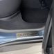 Купити Накладки на пороги для Subaru Outback V (BS) 2014-2021 Нержавіюча сталь із загином та Логотипом 4 шт (Premium P-SB10) 97177 Накладки на пороги та бампер - 2 фото из 4