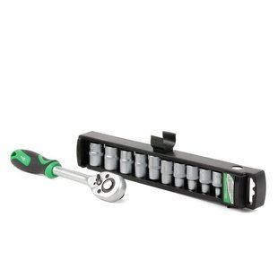 Купити Набір головок 10 од. з рукояткою з храповим механізмом 1/2" INTERTOOL ET-6013 78053 Торцеві головки, шестигранники та зірки