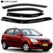 Купити Дефлектори вікон вітровики для KIa Rio 2005-2011 Хечбек 4 шт (Auto Clover) 89991 Дефлектори вікон Hyundai - 1 фото из 2