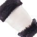 Купить Чехол руля Меховый М 37-39 см Черно-Каштановый (VLOD-F95 BK/MRN M) 44697 Чехлы Руля Меховые - 3 фото из 4