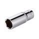Купити Головка шестигранна подовжена 1/2" 21мм x 78мм CrV INTERTOOL ET-0121 78003 Торцеві головки, шестигранники та зірки - 1 фото из 3