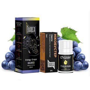 Купити Piдина Chaser Самозаміс Black ULTRA 30ml Energy Grape 66990 Рідини від CH