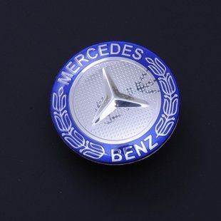 Купити Емблема для Mercedes 52 мм металева скотч 22309 Емблеми на іномарки