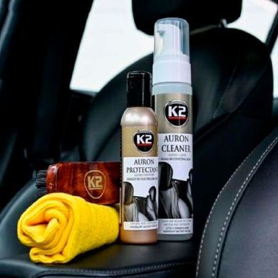 Купити Набір для догляду за шкіряним салоном авто K2 AURON 4 Cleane 4 шт (G424) 74407 Набори техдопомоги та догляду для автомобіліста
