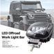 Купити Додаткова LED фара Лінзована з ДХО 120х100х60 мм 45W 5W*3 8551 Додаткові LЕD фари - 4 фото из 4