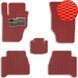 Купить Коврики в салон EVA для Kia Sorento EX 2002-2009 с подпятником Красные 5 шт 81091 Коврики для KIA