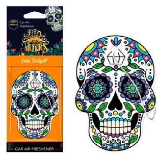 Купити Ароматизатор для авто Aroma Car Cellulose Dia Los Muertos Gold Tatoo (83117) 74329 Ароматизатори підвісні