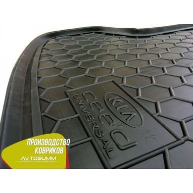 Купить Автомобильный коврик в багажник Kia Ceed (JD) 2012- Universal / Резиновый (Avto-Gumm) 28535 Коврики для KIA
