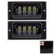 Купити LED Протитуманні фари для Ваз 2110-14 12-24V 40W 4LED-6000K Біле Світло 2 шт (LD-519 L1-W) 95083 Протитуманні фари ВАЗ
