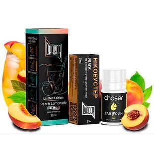 Купить Жидкость Chaser Самозамес Black Peach Lemonade (Глицерин 12мл Премикс 15мл Бустер 3мл) 81559 Жидкости от CH