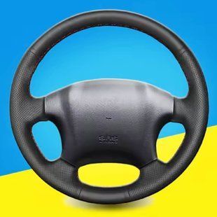 Купить Чехол Оплетка Руля для Hyundai Tucson 2006-2014 Кожа (Модельная Выкройка) №28 101014 Оплетки на Руль