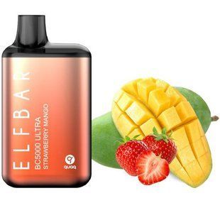 Купить ЕІf Ваг BC5000 Ultra POD 5% Strawberry Mango - Клубника Манго (Подзаряжаемый) 58069 Одноразовые системы