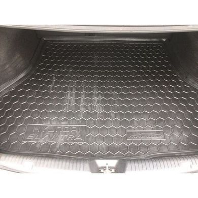Купити Автомобільний килимок у багажник Hyundai Elantra MD 2010-2015 Гумо - пластик (Avto-Gumm) 42089 Килимки для Hyundai